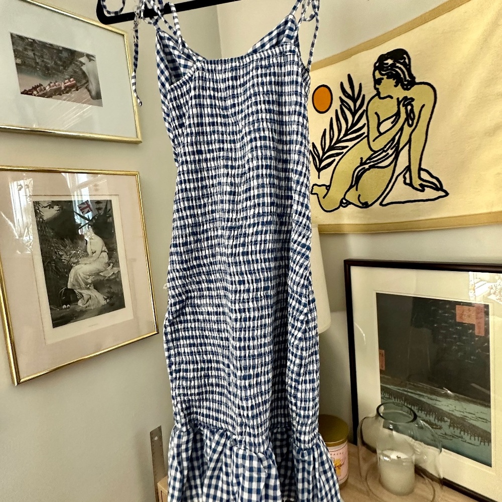 Mable Eleanor Plaid Print Dress - Size M - Picture 6 of 13